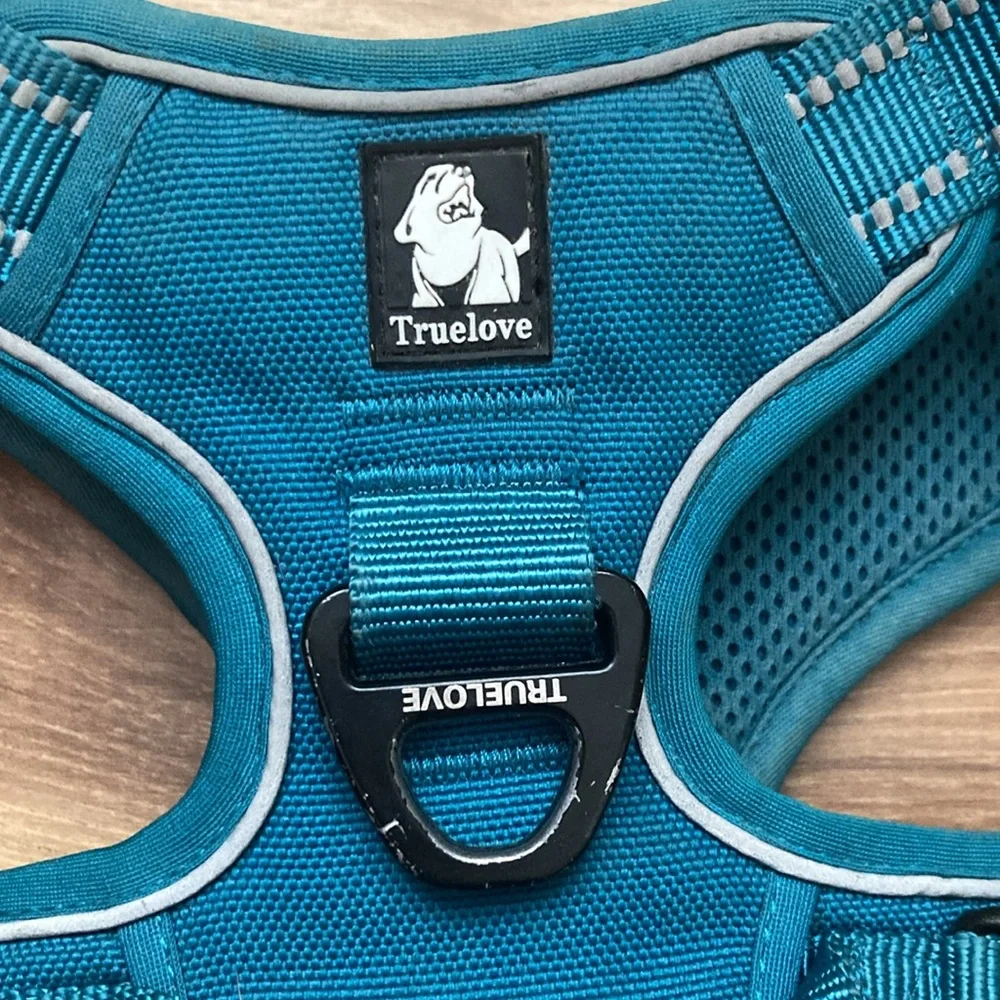 TrueLove Medium Teal Dog Harness